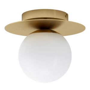 Arenales 1-Light Ceiling Mount in Brushed Brass
