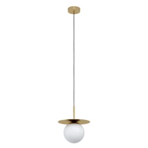 Arenales 1-Light Mini Pendant in Brushed Brass