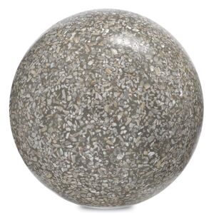 Currey & Company 6" Abalone Small Concrete Ball in Abalone