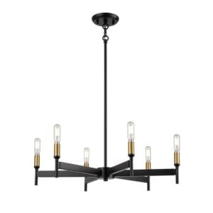 Cambrai 6-Light Chandelier in Multiple Finishes and Ebony