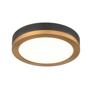 DVI Temagami CCT LED Flush Mount in Brass and Graphite