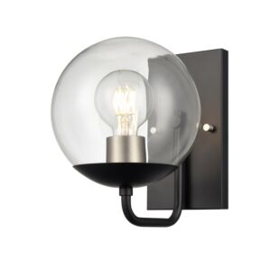 DVI Mackenzie Delta 1-Light Wall Sconce in Multiple Finishes and Ebony