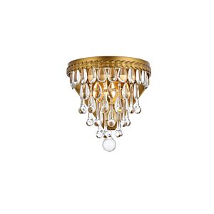 Nordic 1-Light Wall Sconce in Brass