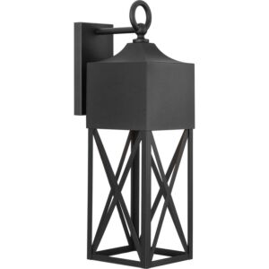 Birkdale 1-Light Outdoor Wall Lantern in Black