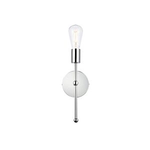 Keely 1-Light Wall Sconce in Chrome
