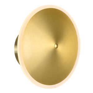 CWI Ovni LED Sconce With Brass Finish