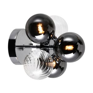 CWI Pallocino 3 Light Sconce With Chrome Finish