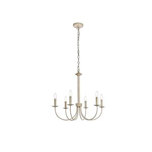 Brielle 6-Light Pendant in Weathered Dove