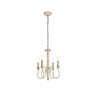 Flynx 4-Light Pendant in Weathered Dove