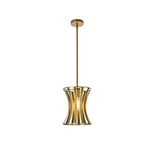 Lily 1-Light Pendant in Brass