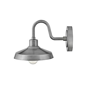 Hinkley Forge 1-Light Outdoor Light In Antique Brushed Aluminum