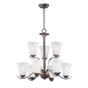  Vital  Transitional Chandelier in Oil Rubbed Bronze