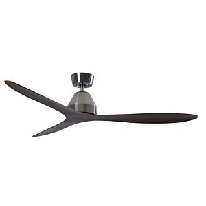 Lucci Air Whitehaven 56in Hanging Ceiling Fan in Brushed Chrome