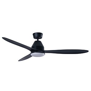 Lucci Air Whitehaven 1-Light 56" Hanging Ceiling Fan in Black