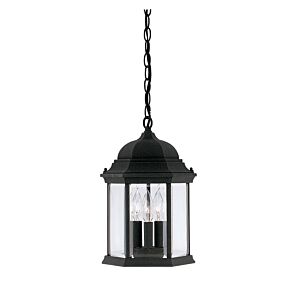 Devonshire 3-Light Hanging Lantern in Black
