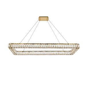 Monroe 1-Light LED Pendant in Gold