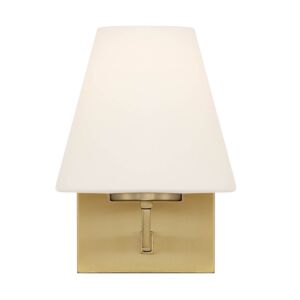 Palmyra 1-Light Wall Sconce in Brushed Gold