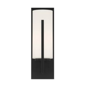 Cambria 1-Light Wall Sconce in Matte Black