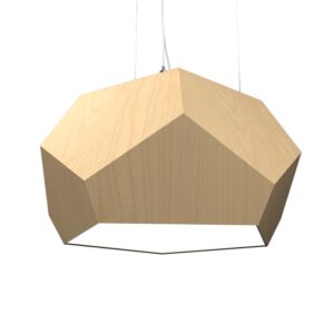 Facet 3-Light Pendant in Maple