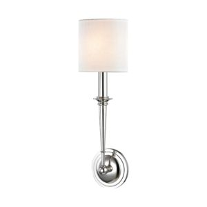 Hudson Valley Lourdes 19 Inch Wall Sconce in Polished Nickel
