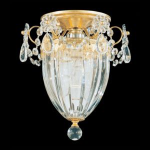 Bagatelle Ceiling Light in Heirloom Gold with Clear Heritage Crystals