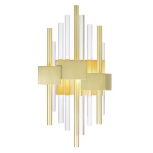CWI Millipede 7 in LED Satin Gold Wall Sconce
