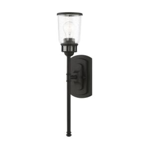 Lawrenceville 1-Light Wall Sconce in Black