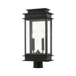 Princeton 2-Light Outdoor Post Top Lantern in Black