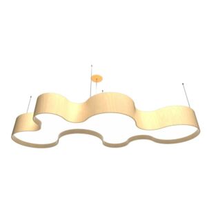 Organic LED Pendant in Maple