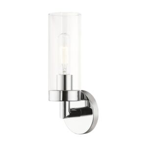 Ludlow 1-Light Wall Sconce in Polished Chrome