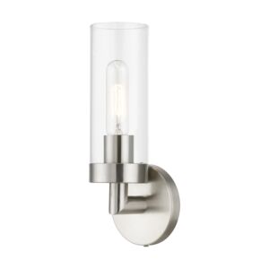 Ludlow 1-Light Wall Sconce in Brushed Nickel