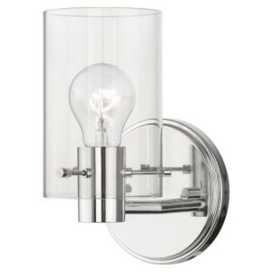 Munich 1-Light Wall Sconce in Polished Chrome