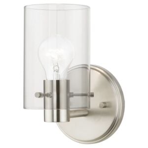 Munich 1-Light Wall Sconce in Brushed Nickel