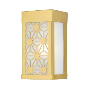 Berkeley 1-Light Outdoor Wall Sconce in Satin Gold