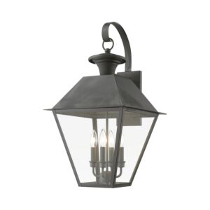 Wentworth 4-Light Outdoor Wall Lantern in Charcoal