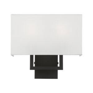 Pierson 2-Light Wall Sconce in Black