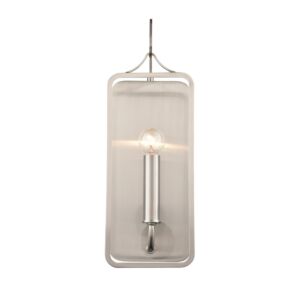 Merge 1-Light Wall Sconce in Satin Nickel