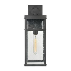Dalton 1-Light Outdoor Wall Sconce in Textured Black
