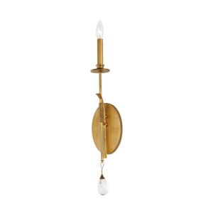 Eden 1-Light Wall Sconce in Charcoal Gold Leaf