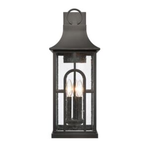 Triumph 3-Light Outdoor Wall Sconce in Textured Black