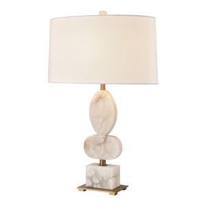 Calmness 1-Light Table Lamp in White