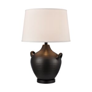 Oxford 1-Light Table Lamp in Gloss Black