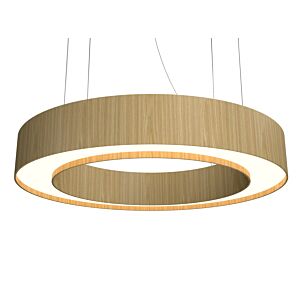 Cylindrical LED Pendant in Sand