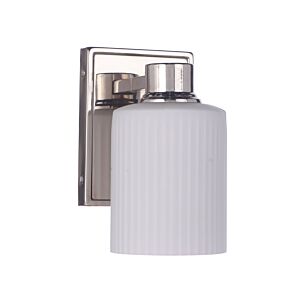 Craftmade Bretton 1-Light Wall Sconce in Polished Nickel