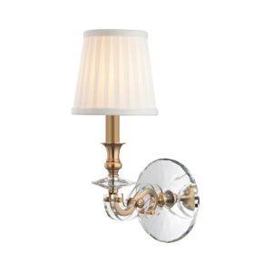Hudson Valley Lapeer Wall Sconce in Aged Brass