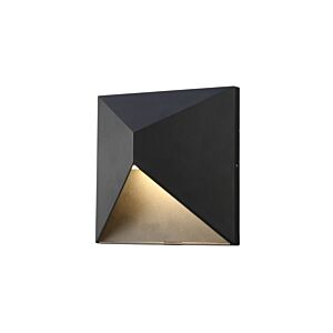 Olympos LED Outdoor Wall Lamp in black