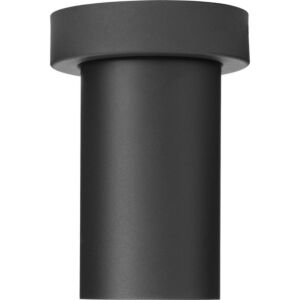 3In Cylinders 1-Light Adjustable Ceiling Mount in Black