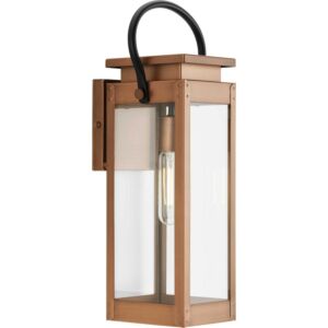Union Square 1-Light Outdoor Wall Lantern in Antique Copper (Painted)