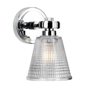 Gunnislake 1-Light Bathroom Vanity Light in Polished Chrome