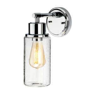 Morvah 1-Light Bathroom Vanity Light in Polished Chrome